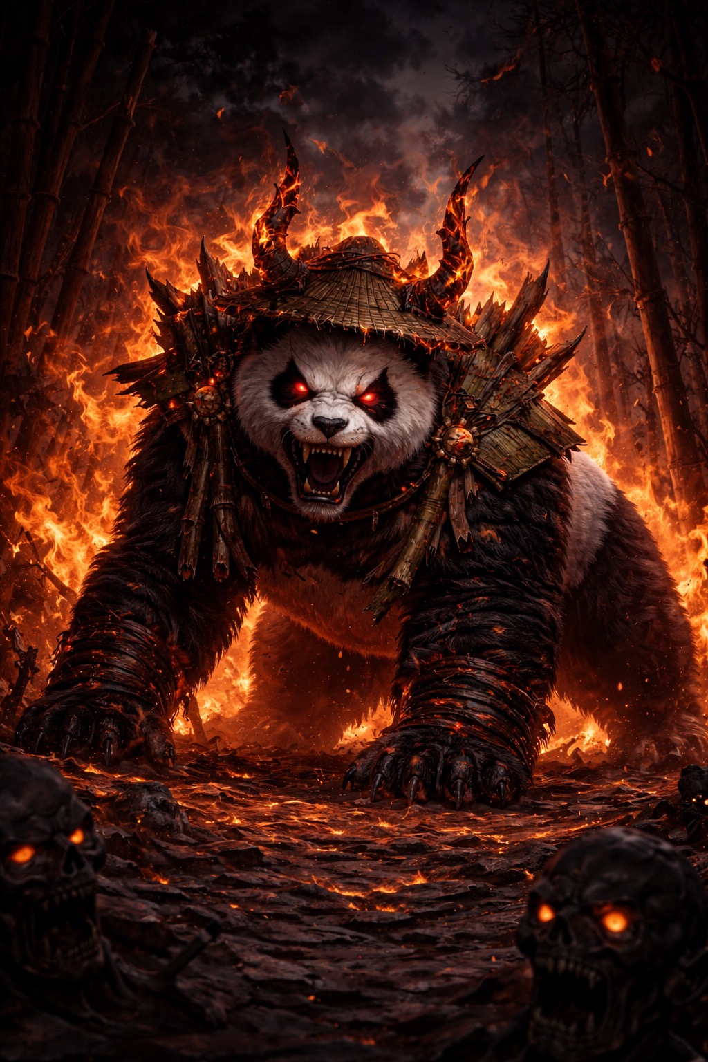 Адская Панда: уникальный босс Boss Survival Adventure